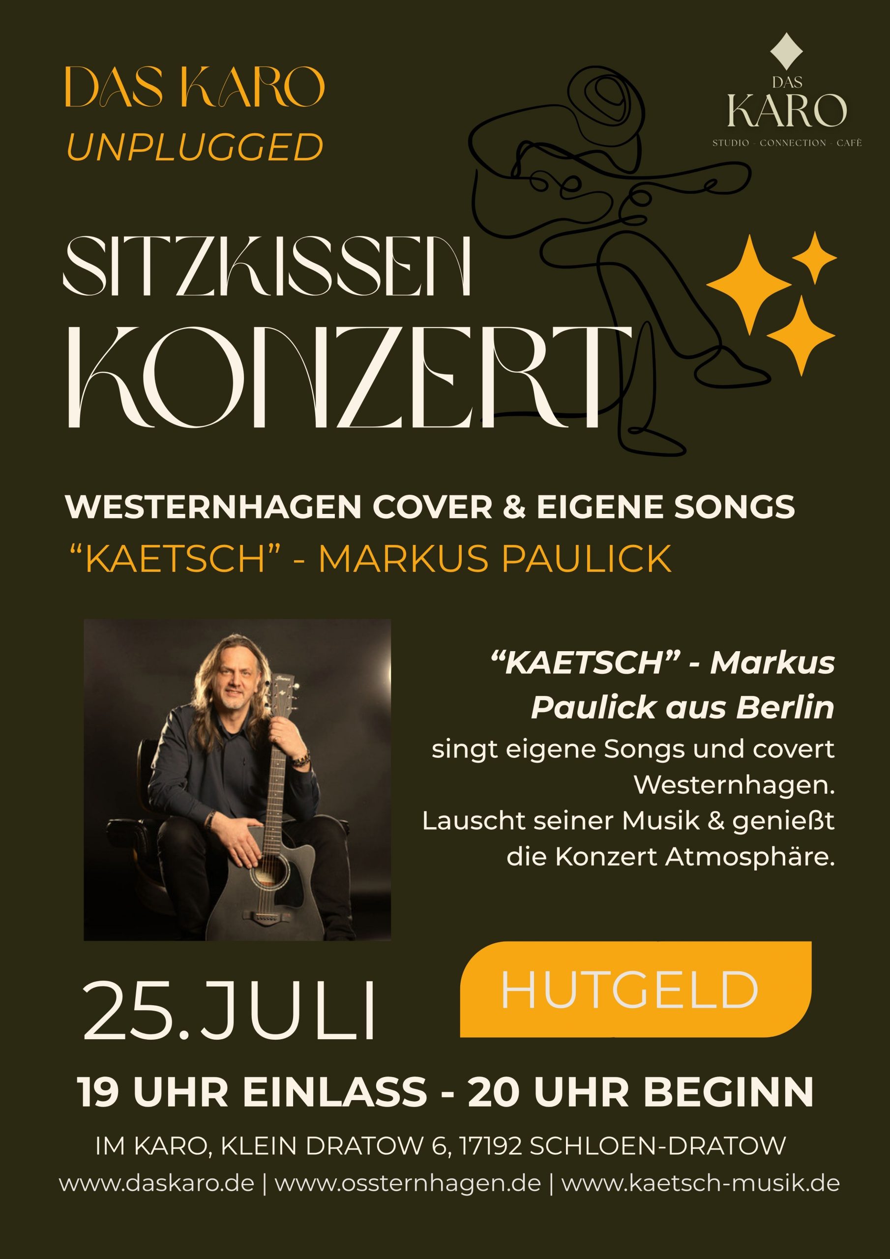 Sitzkissen -Konzert